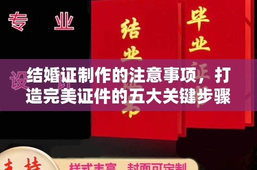 泾川结婚证制作的注意事项，打造完美证件的五大关键步骤